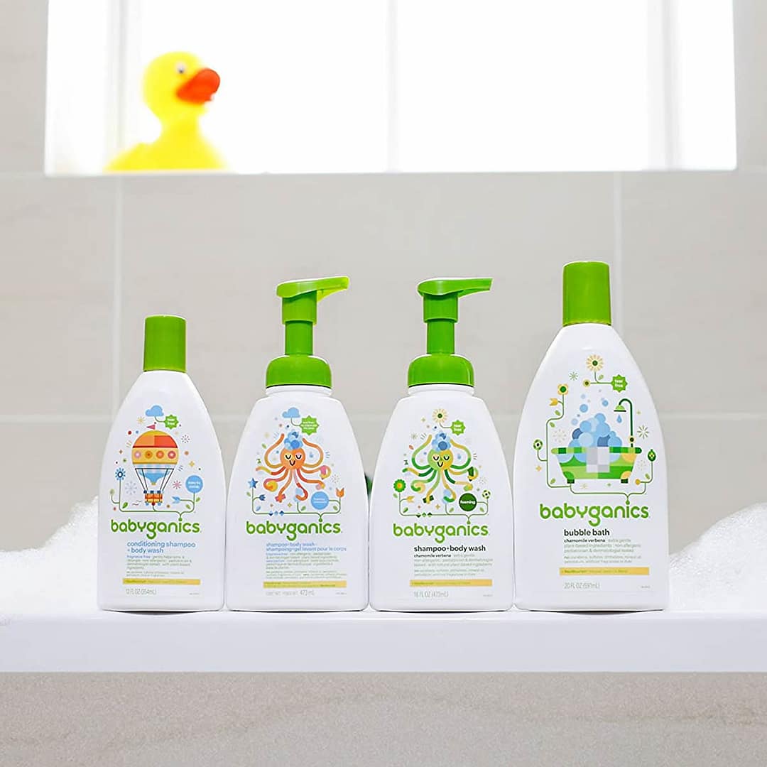 Babyganics Baby Shampoo Body Wash Pump Bottle Primac Baby